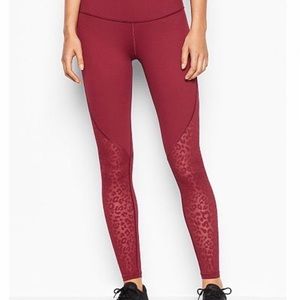 NWT Victoria’s Secret Sport Knockout Maroon Tight